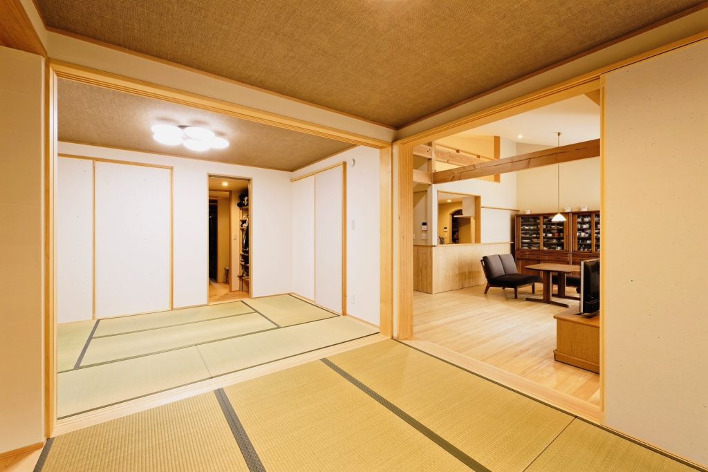 LDKに面した二間続きの和室