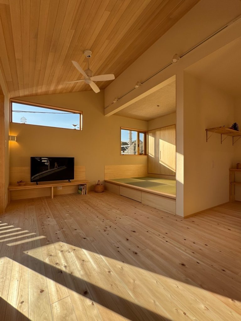 木の香りに包まれる空間