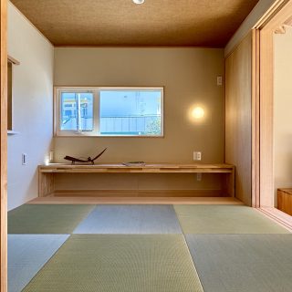 限られたスペースをフレキシブルに使える畳コーナー