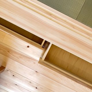 便利な畳コーナーの床下収納