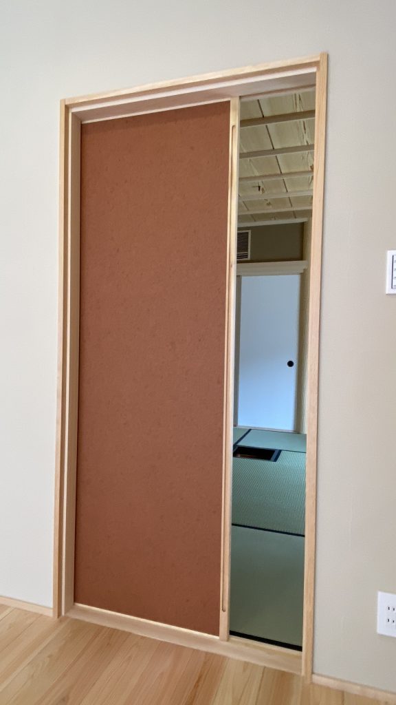 おうち茶室への入口
