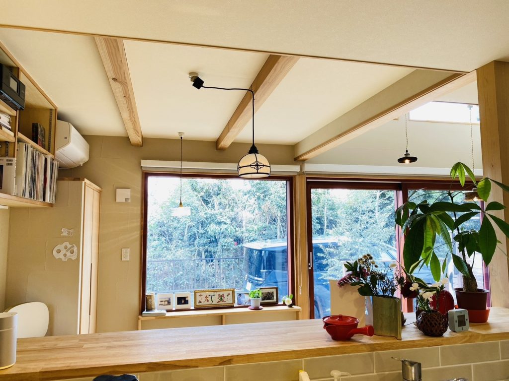 キッチンから見渡せるお気に入りの場所