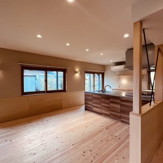 高断熱のつながる一体型のLDKへ
