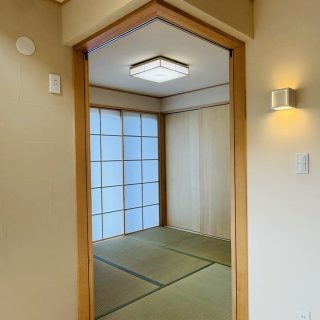 和室への心地よい境界線